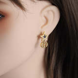 DIE35  Woman fashion alloy earrings    jewelry