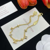 LVB160  316L steel gold plated bracelet  jewelry