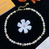 LVN029  Women's classic fashion pearl necklace jewelry