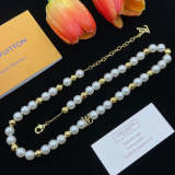 LVN029  Women's classic fashion pearl necklace jewelry