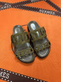 MJHS16 Leather Women Slipper Size 35-42 Shoes with box