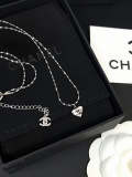 X596   Women's heart-shaped drip necklace jewelry