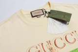 GUC031   New  Men's and women's letter T-shirt Clothing