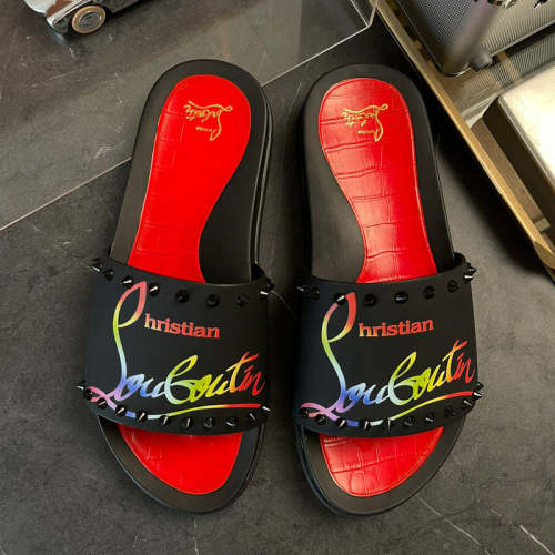 HJCL1 Leather Slipper Size 38-45 Shoes with box
