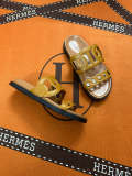 MJHS16 Leather Women Slipper Size 35-42 Shoes with box