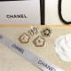 A651  Camellia set diamond drop oil earring jewelry