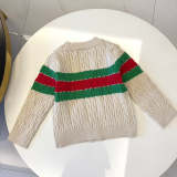 TGUC14 Boys and girls autumn and winter sweater pullover sweater cardigan wool sweater Clothing