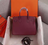 GHP1 Leather Cowhide Bag 25CM 30CM 35CM High quality Birkin Bag
