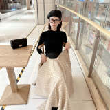 XGC24 Cashmere blend 140-140CM blanket Scarf