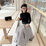 XGC24 Cashmere blend 140-140CM blanket Scarf