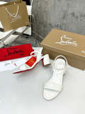 HJCL7 Leather Women Slipper Size 35-42 Shoes with box