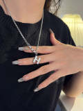 X424   Titanium steel new fashion necklace  jewelry