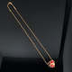 AVSN5  New open wings Ladybug necklace jewelry