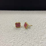 AVSE3   Rose pink mini stud earrings jewelry