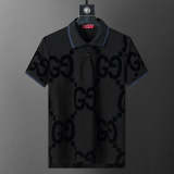 GUC055 Men's short sleeved lapel polo shirt clothing
