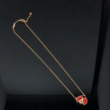 AVSN5  New open wings Ladybug necklace jewelry