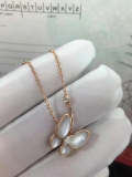 AVSN8   Women's butterfly white fritillary necklace jewelry