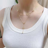 X635 Women's titanium steel necklace jewelry
