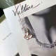 AVSN8   Women's butterfly white fritillary necklace jewelry
