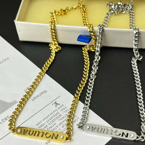X633    Men's and women's titanium steel necklace jewelry