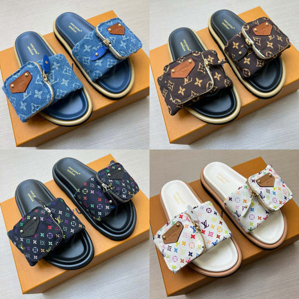 YLS5 Leather Slippers Size 36-45 Shoes with Box