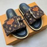 YLS5 Leather Slippers Size 36-45 Shoes with Box