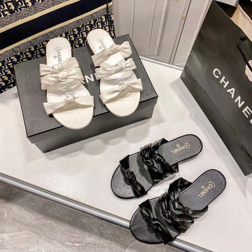 MBCS1 Leather Slippers Size 35-41 Shoes with Box