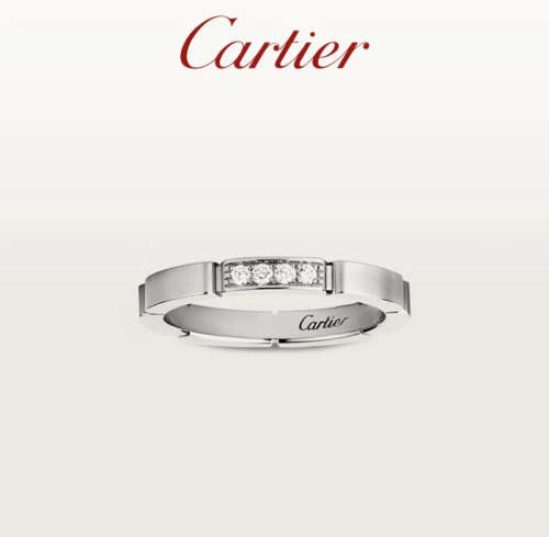 J122   Men's and women's titanium steel diamond ring jewelry