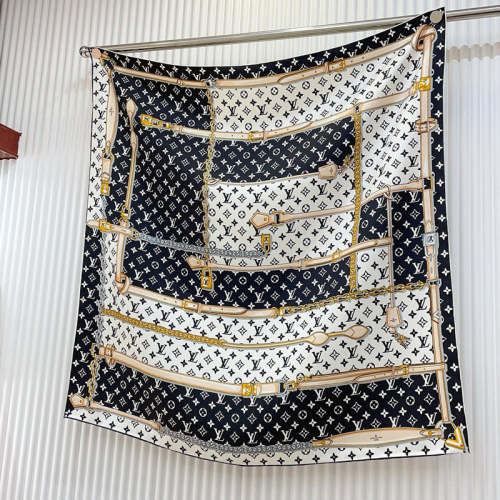 XLC18 Silk satin 90-90CM Scarf