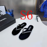 MBCS4 Leather Slippers Size 35-42 Shoes with Box