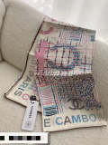 XCC19 Silk satin 90-90CM scarf