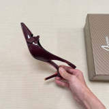 MBCL1 Women Heel 6CM 8CM 10CM Leather shoes 35-41 with box