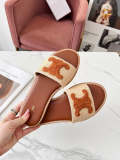 MBCS3 Leather Slippers Size 35-41Shoes with Box