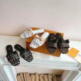 SHLS1 Women slipper Leather Shoes 35-43 with box