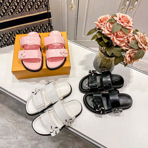 MLS11 Slippers Women Leather shoes 35-40 With box