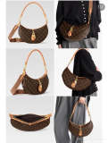 MLP01   Women's new fashion 22x9x33cm moon bag