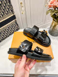 MLS11 Slippers Women Leather shoes 35-40 With box