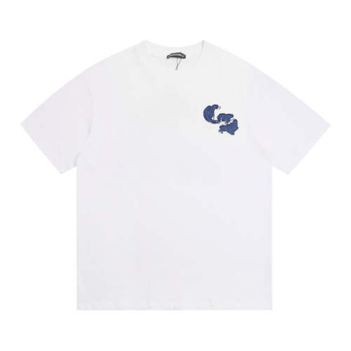 KLC17 New high-quality pure cotton men's and women's summer short sleeved top clothing