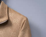 GUC099 New Spring and Autumn thin imitation deer skin velvet jacket long sleeved cardigan clothes