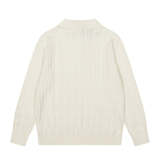 LFC5 New men's and women's spring and autumn collared sweaters, sweater base clothes