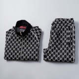 GUC085  New Fashion Set Coat+Pants Clothing