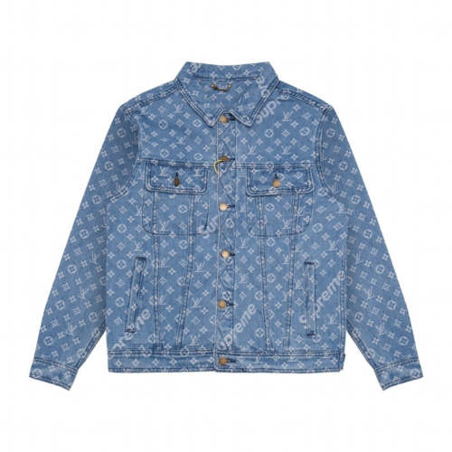 LVC024 New high-quality spring and autumn men'sand women’s jacket denim jacket clothes