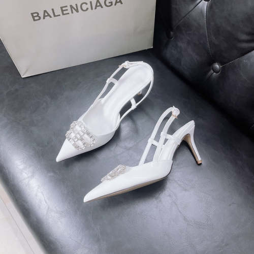 MBS11 Slippers Women 8CM heel shoes 35-42 With box