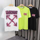 OFFC38   Men's and women's summer short-sleeved T-shirt clothes