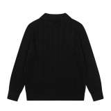 LFC5 New men's and women's spring and autumn collared sweaters, sweater base clothes