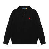 LFC5 New men's and women's spring and autumn collared sweaters, sweater base clothes