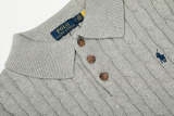 LFC5 New men's and women's spring and autumn collared sweaters, sweater base clothes