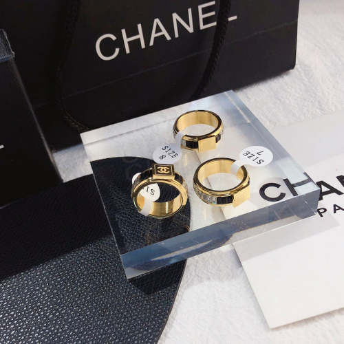 J044   Titanium steel square diamond ring jewelry