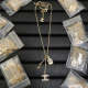 CHN67  Women's perfume bottle tassel necklace jewelry