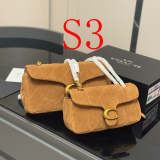 ACP07 Leather Bag 21-11CM 25-15CM Shoulder bags with box